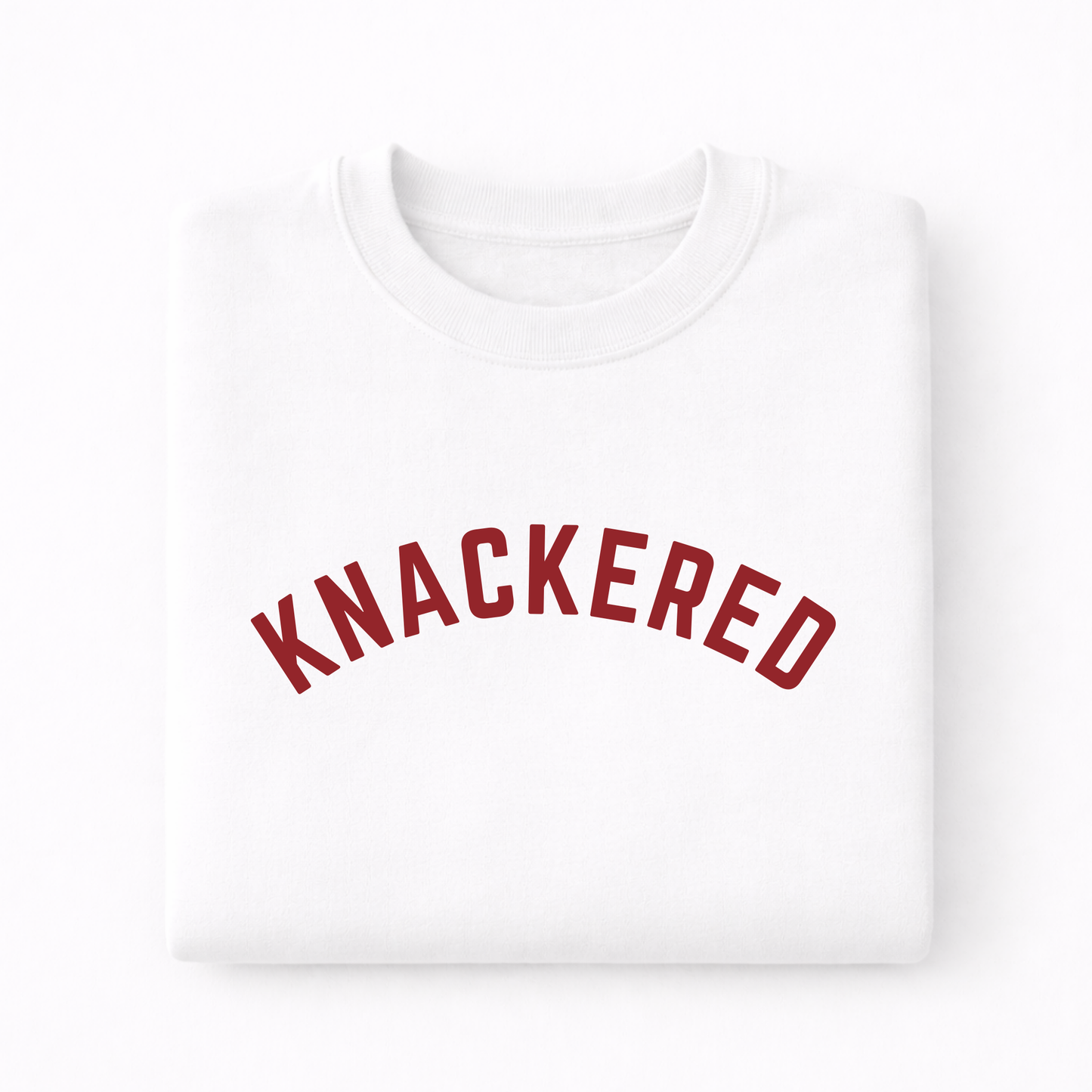 White Knackered Sweatshirt
