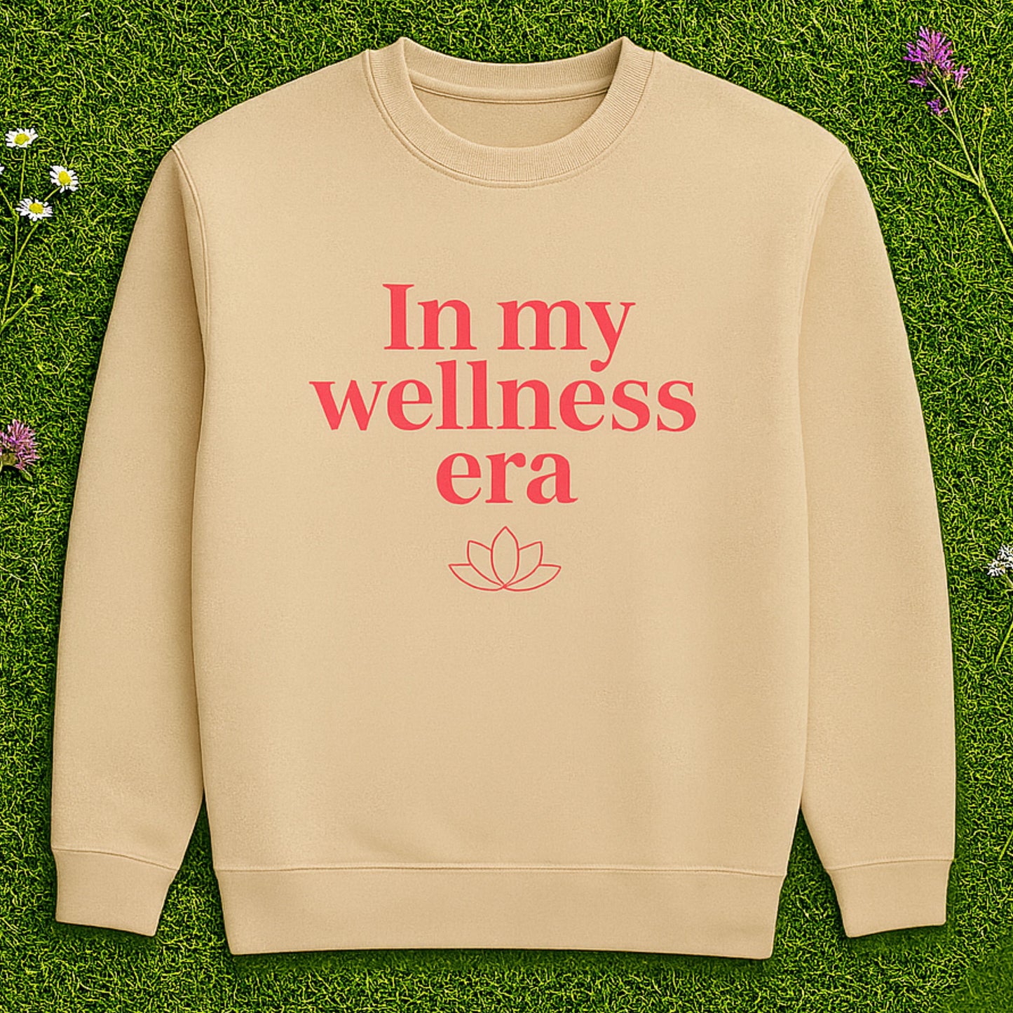 In My Wellness Era - Cosy Cream Sweatshirt