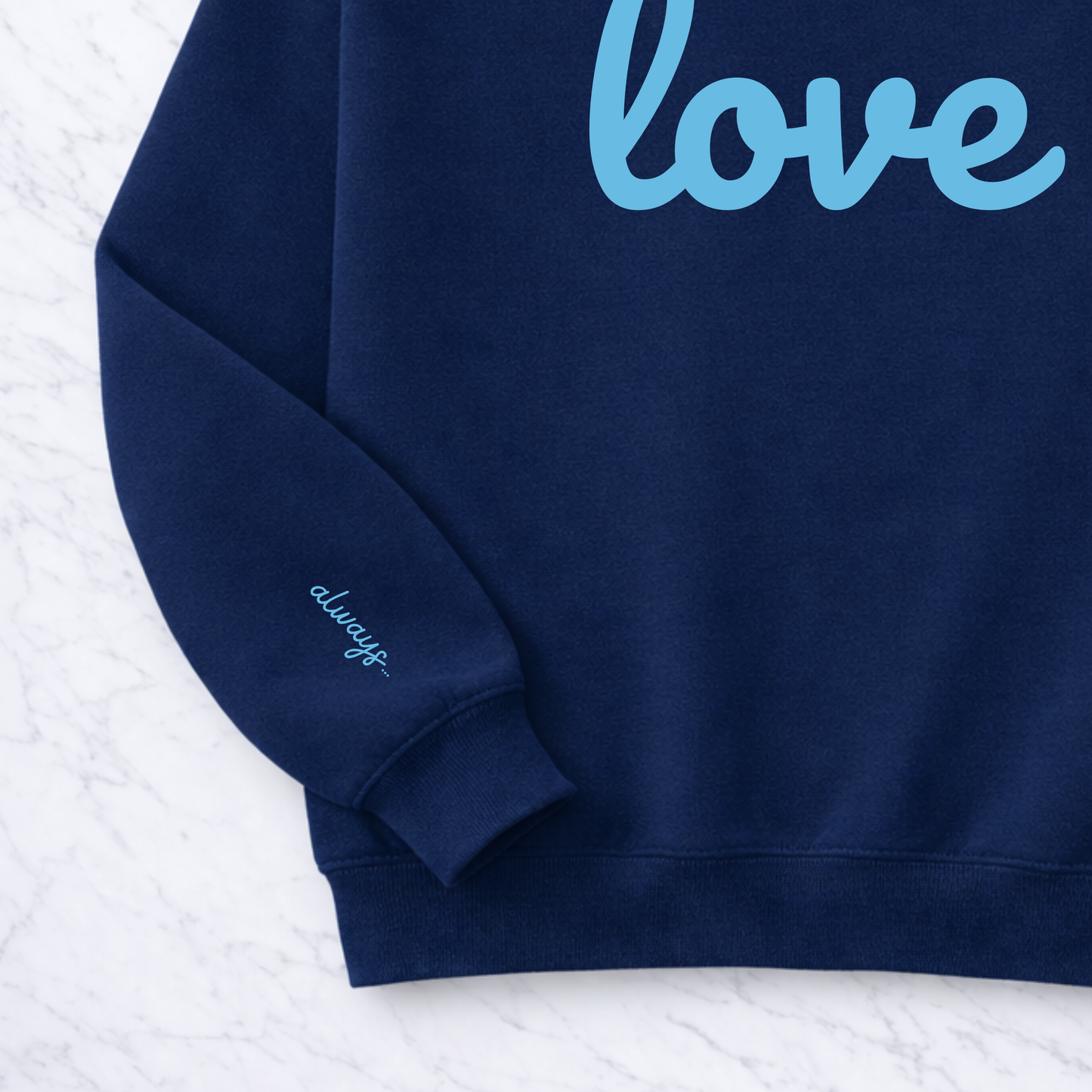Navy Love Sweatshirt
