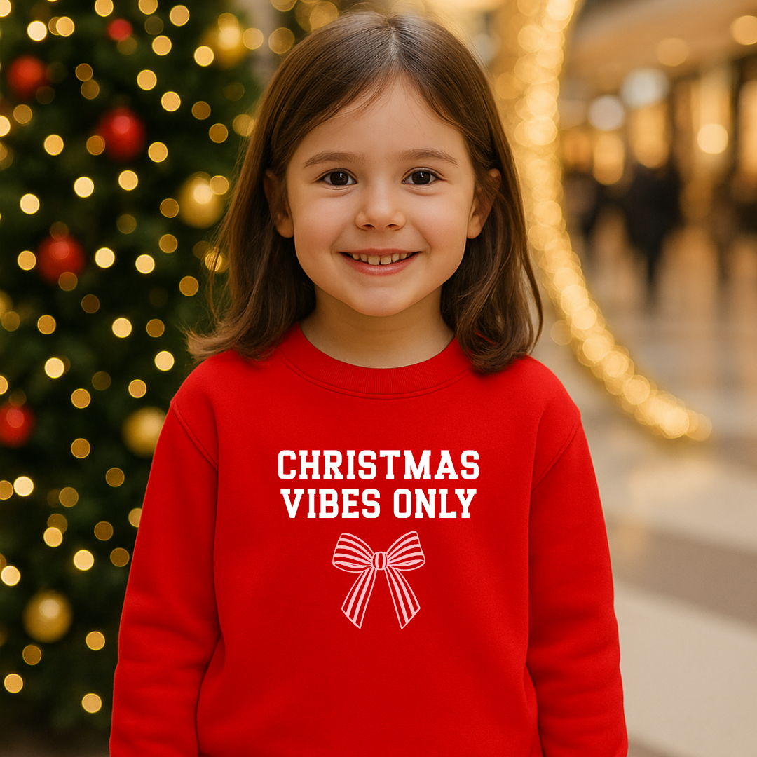 Christmas Vibes Only Children’s Sweatshirt