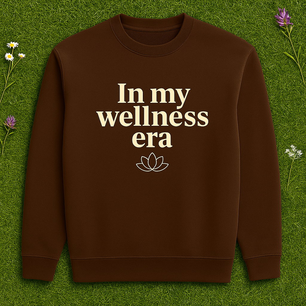 In My Wellness Era - Cosy Brown Sweatshirt