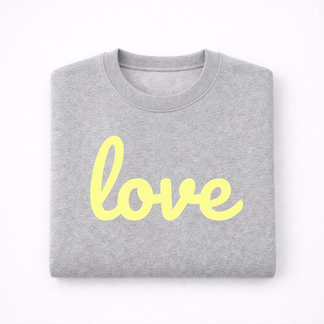 Grey Love Sweatshirt
