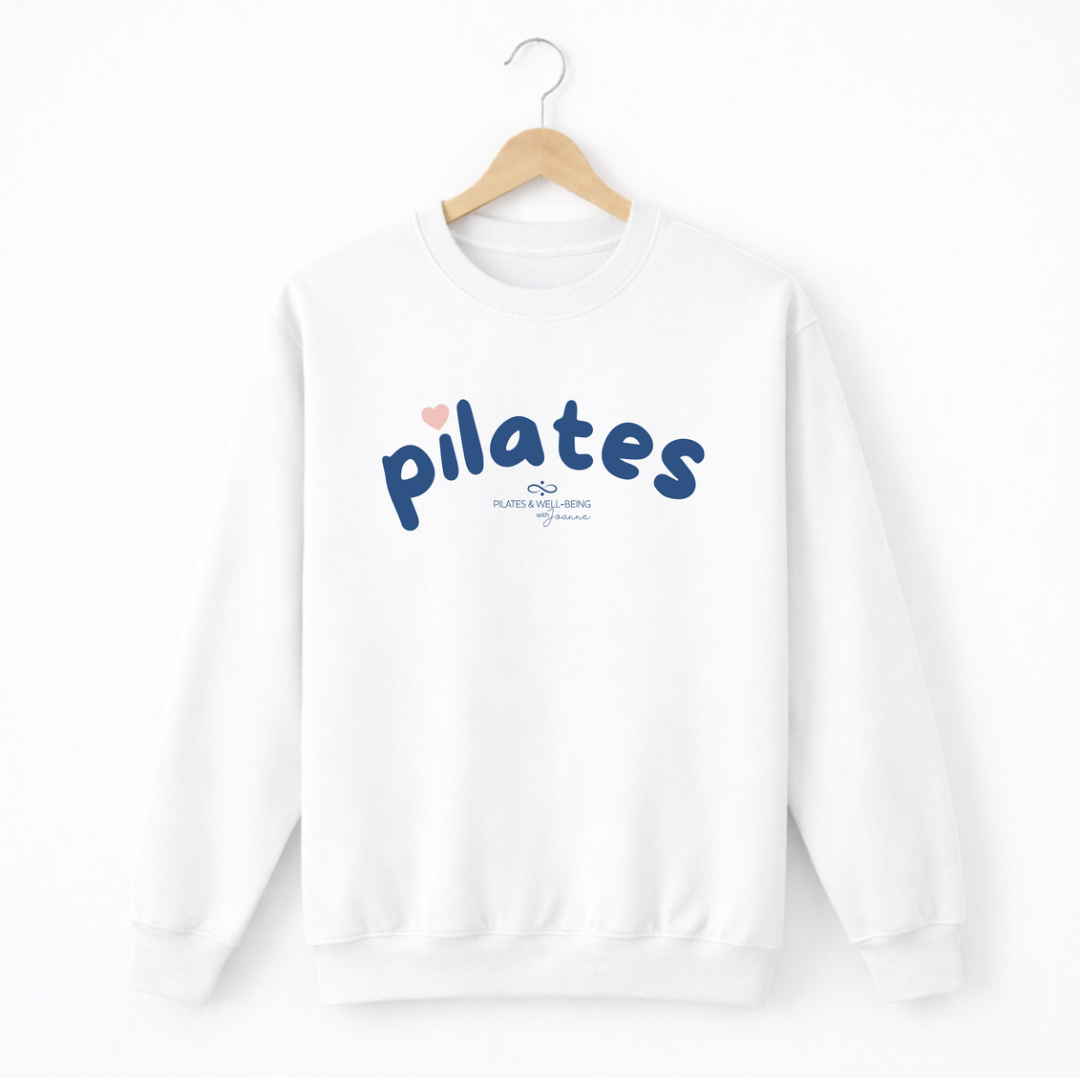 Pilates Class White Sweatshirt