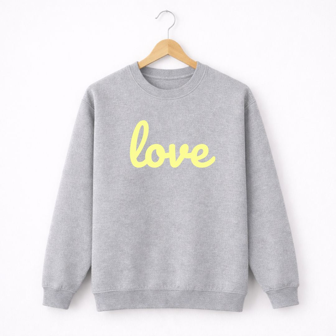 Grey Love Sweatshirt