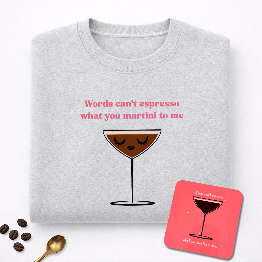 Espresso Martini Bundle - Sweatshirt & Coaster