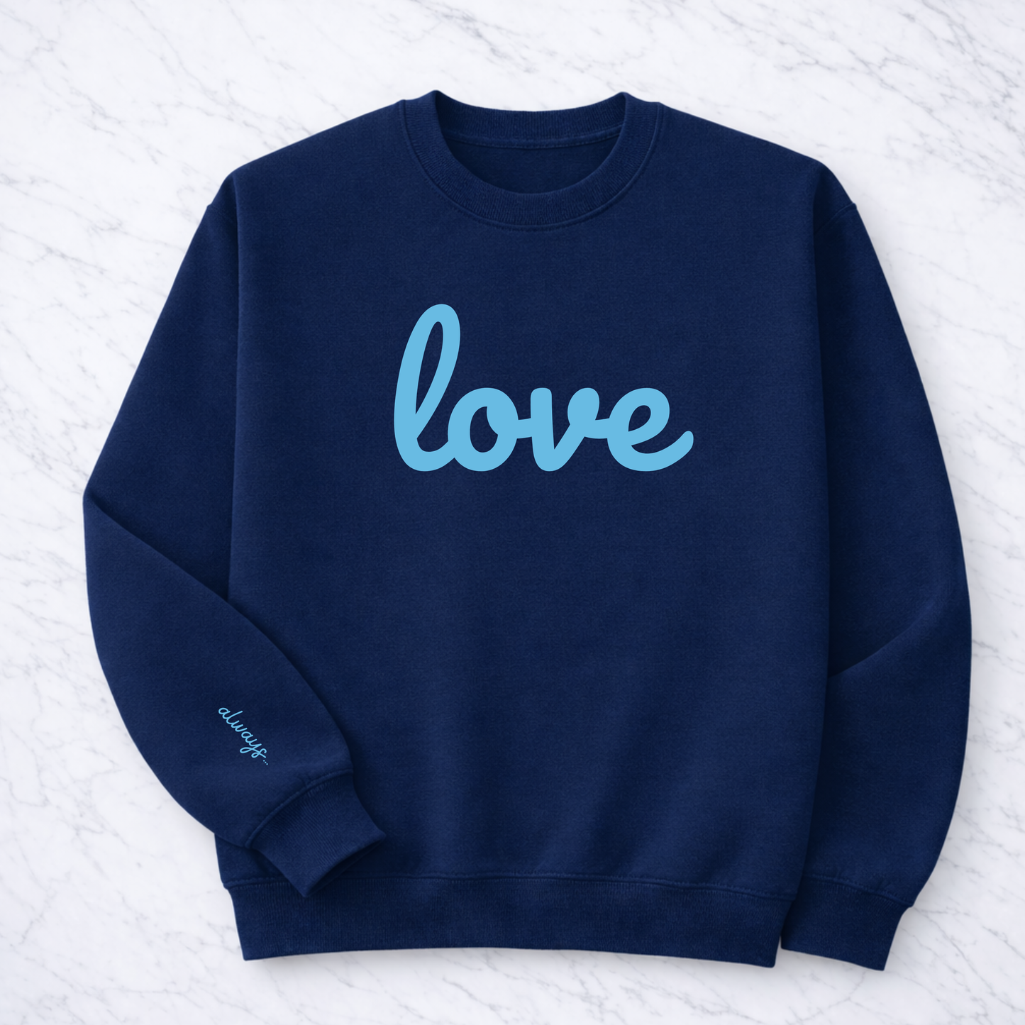 Navy Love Sweatshirt