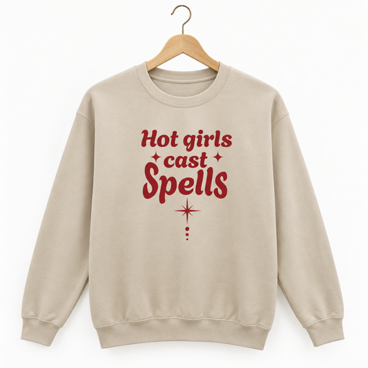 Hot Girls Cast Spells Sweatshirt