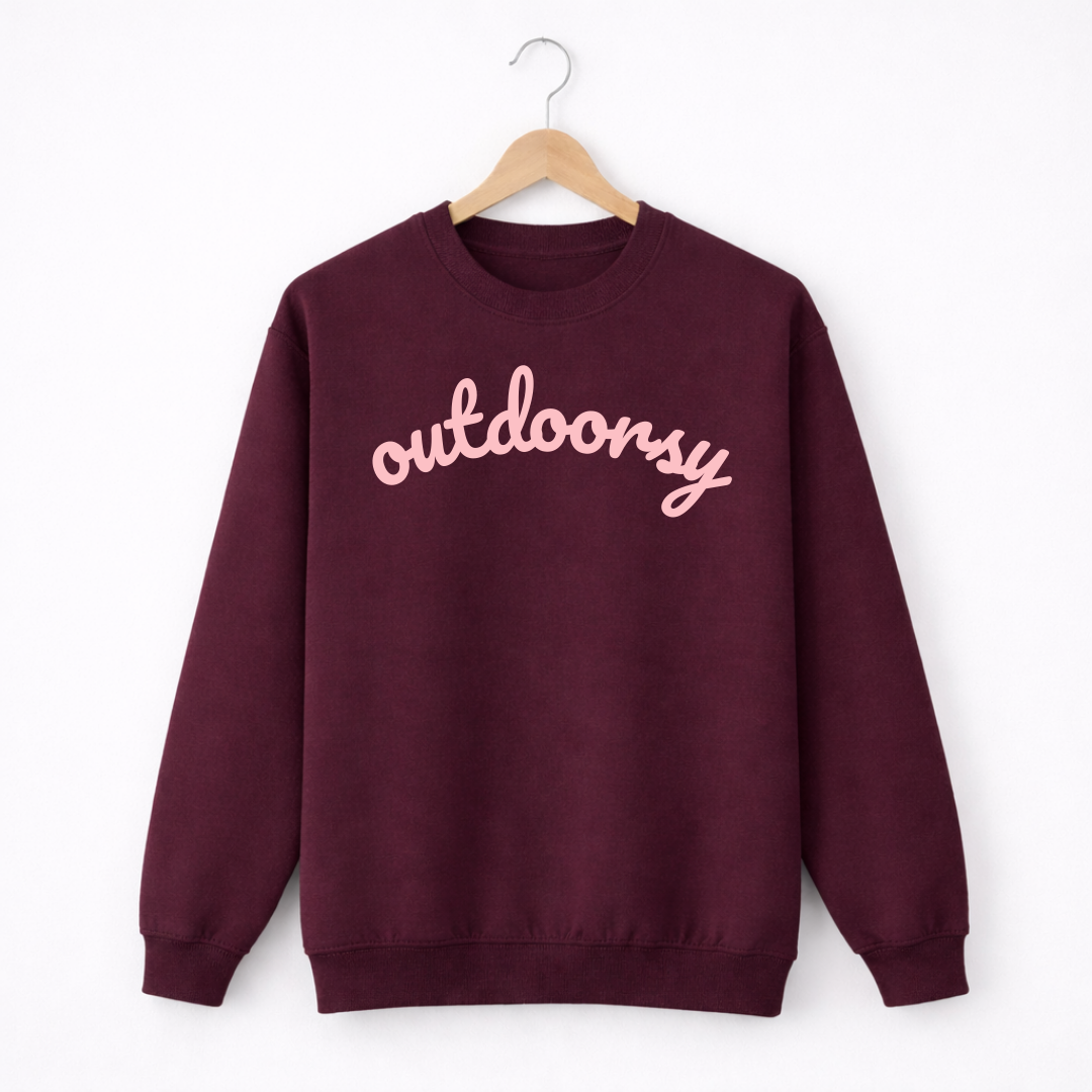 Maroon Outdoorsy Sweatshirt