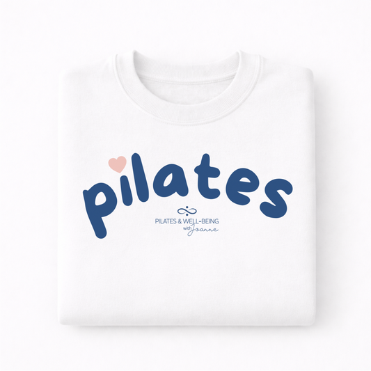 Pilates Class White Sweatshirt