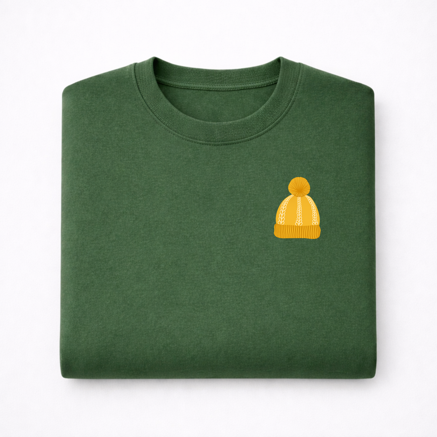 Green Bobble Hat Sweatshirt