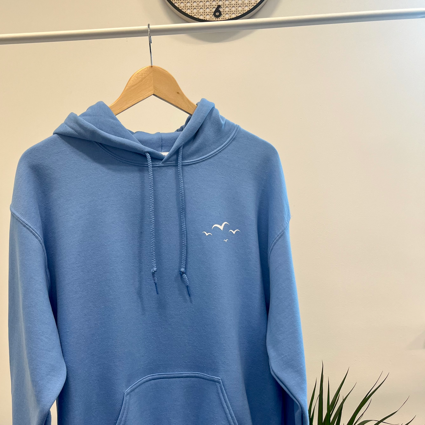 IF YOU'RE FOND OF SAND DUNES HOODIE. Blue with white print.
